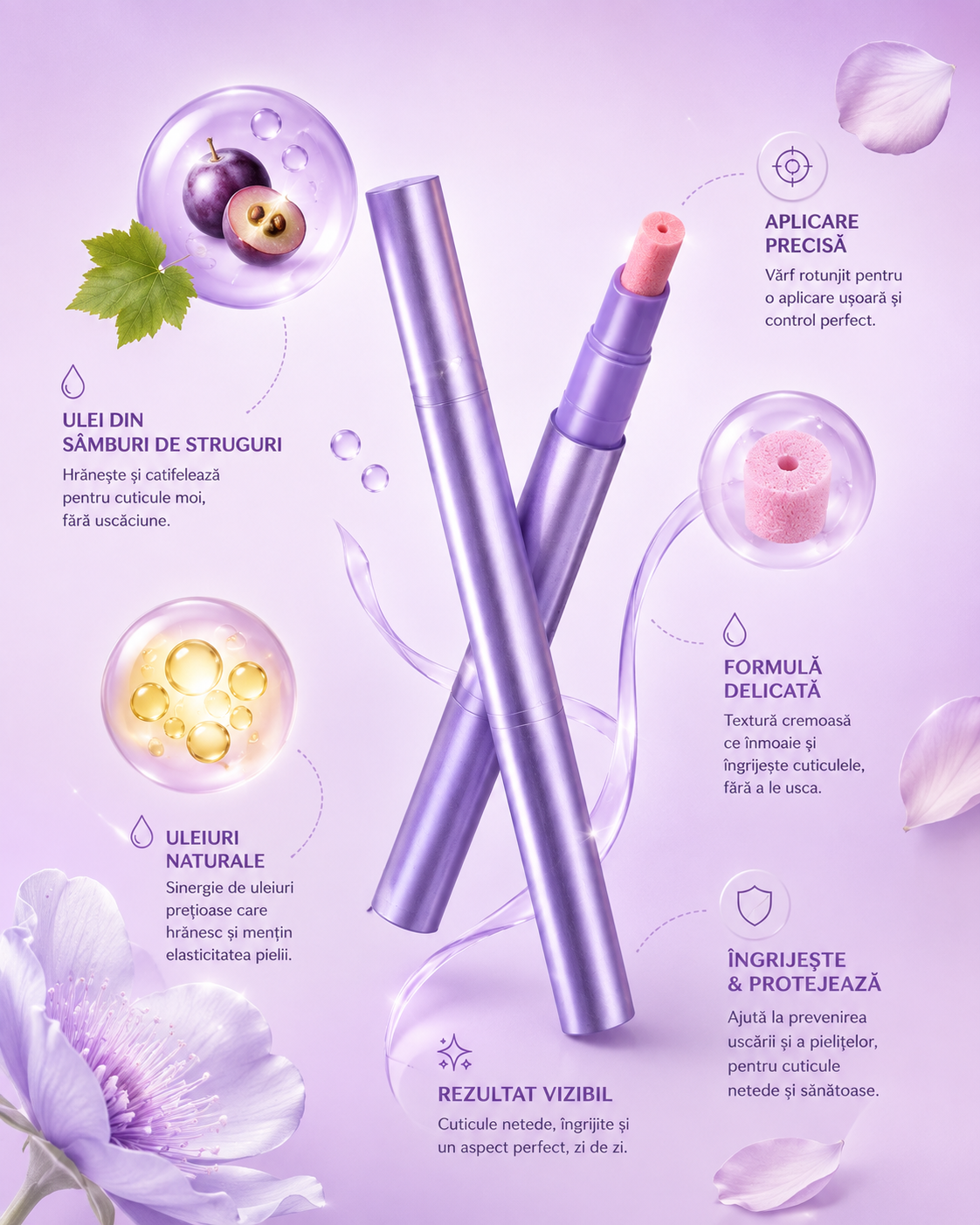 Essence Pen - Cuticule perfecte fara forfecuta 1+1 Gratis