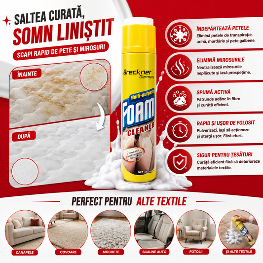-MATRESSCLEAN- Spumă Curățare 1+1Gratis
