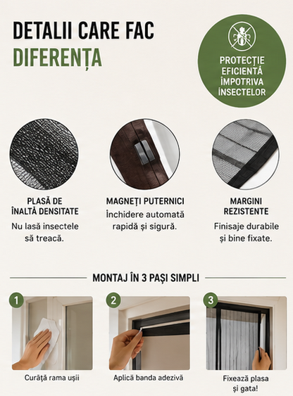 1+1 Plasa Magnetica 210x100cm