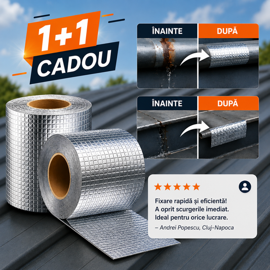Bandă de etanșare pentru crăpături și infiltrații – 1+1 GRATIS