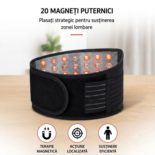 Centură magnetica cu turmalină și magneți