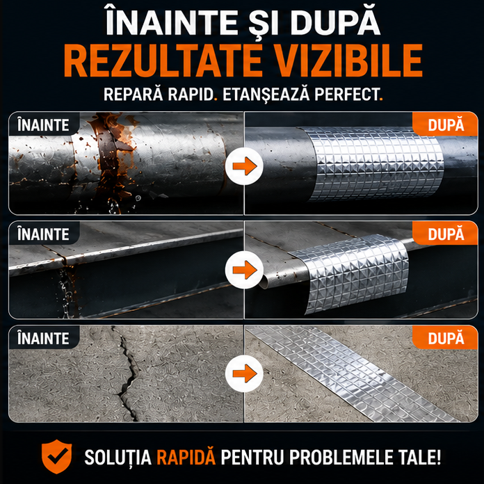 Bandă de etanșare pentru crăpături și infiltrații – 1+1 GRATIS