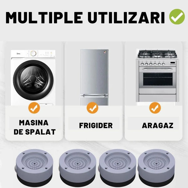 Set 4 Picioare Antivibrații Universale
